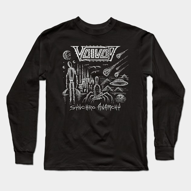 Voivod - Synchro anarchy Long Sleeve T-Shirt by CosmicAngerDesign